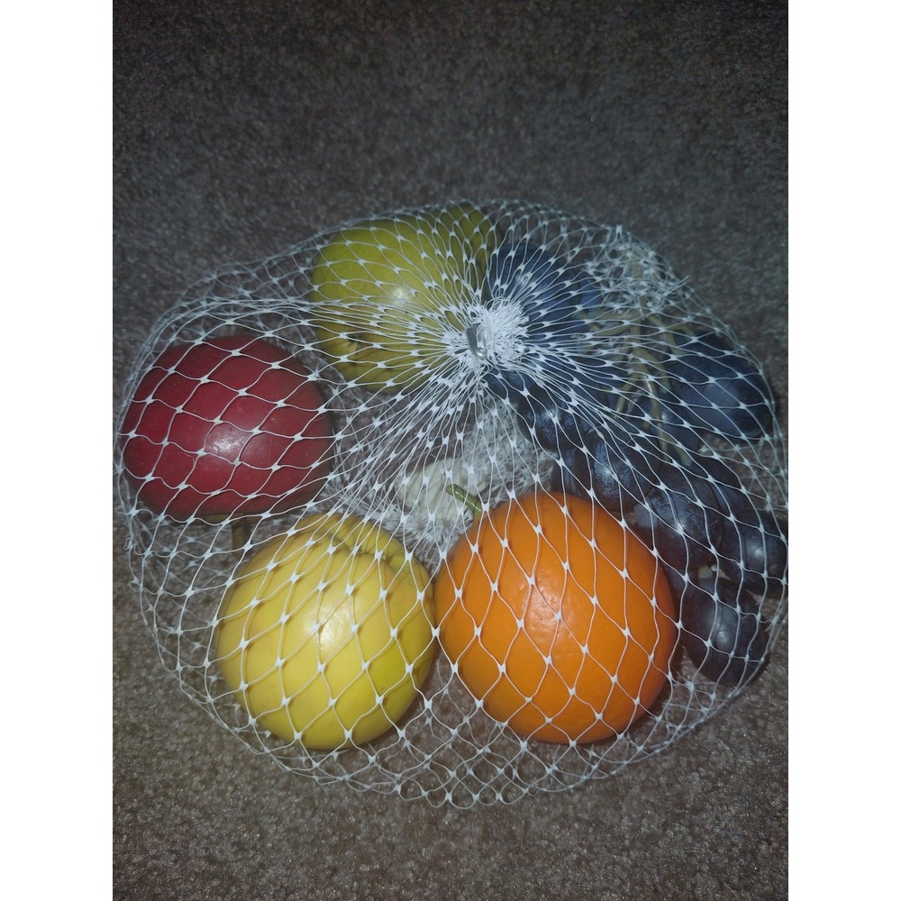Assorted Artificial Fruit Set 5 Pieces Decorative Realistic Fake Fruit
